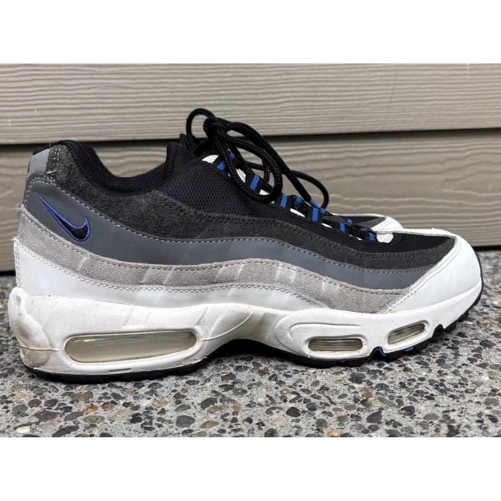Nike Air Max 95 Black/Medium Blue DH4754-001 Shoes Sneakers‎ Men's Size 10
